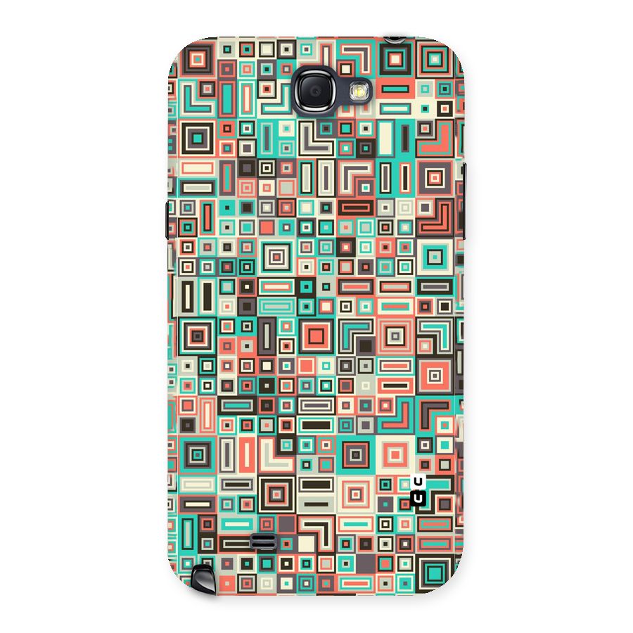 Pretty Boxes Design Back Case for Galaxy Note 2