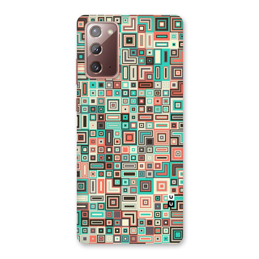Pretty Boxes Design Back Case for Galaxy Note 20