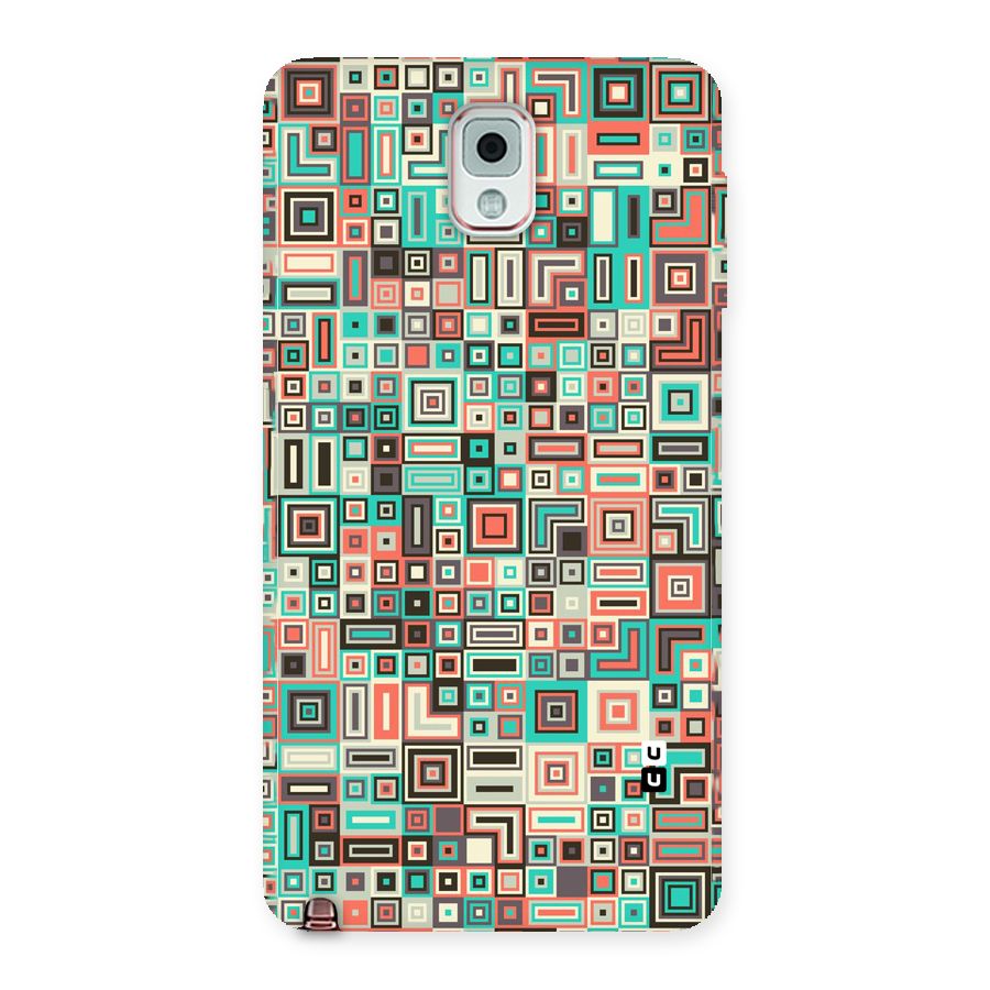 Pretty Boxes Design Back Case for Galaxy Note 3