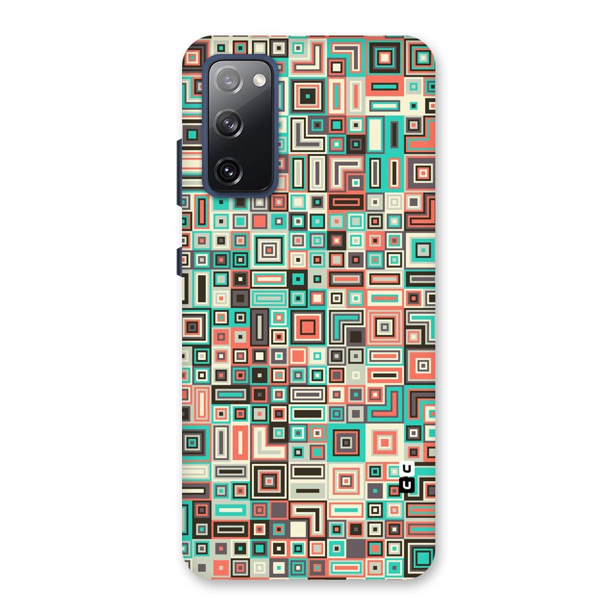 Pretty Boxes Design Back Case for Galaxy S20 FE