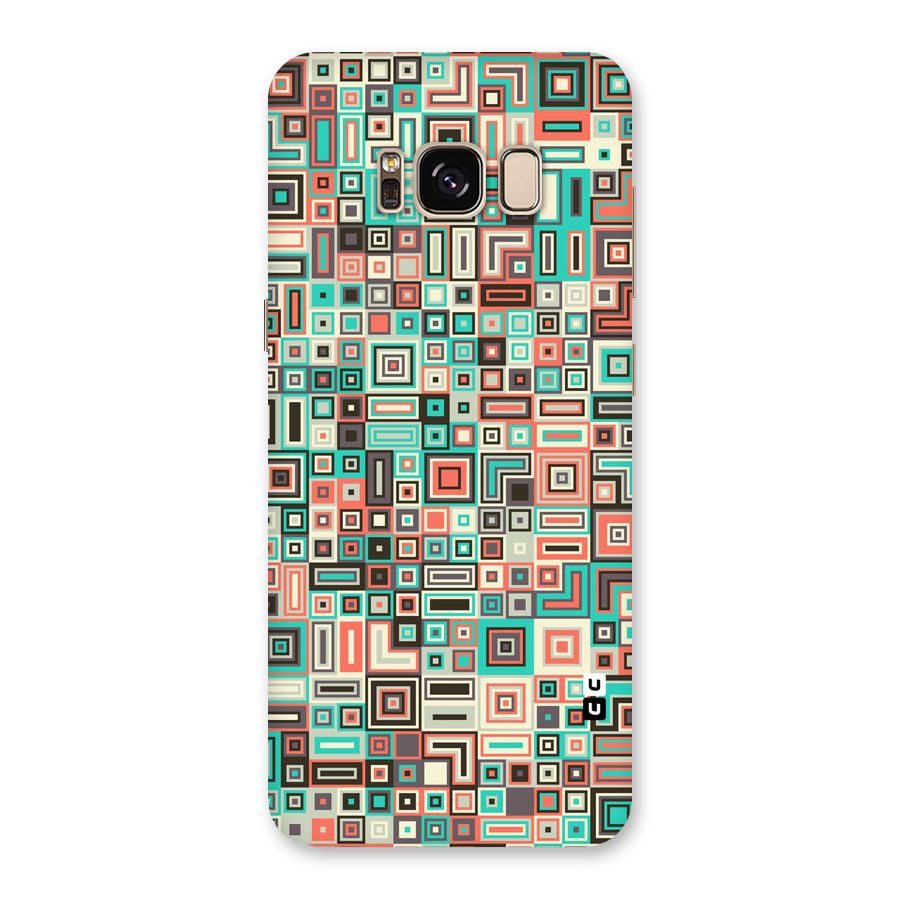 Pretty Boxes Design Back Case for Galaxy S8