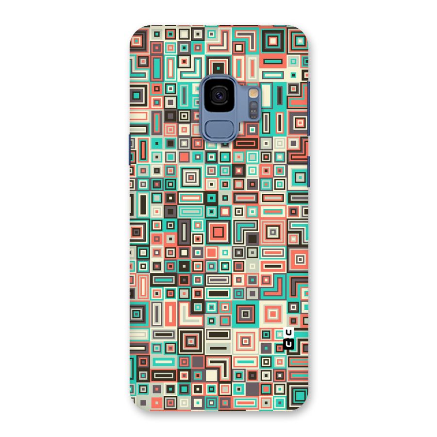 Pretty Boxes Design Back Case for Galaxy S9