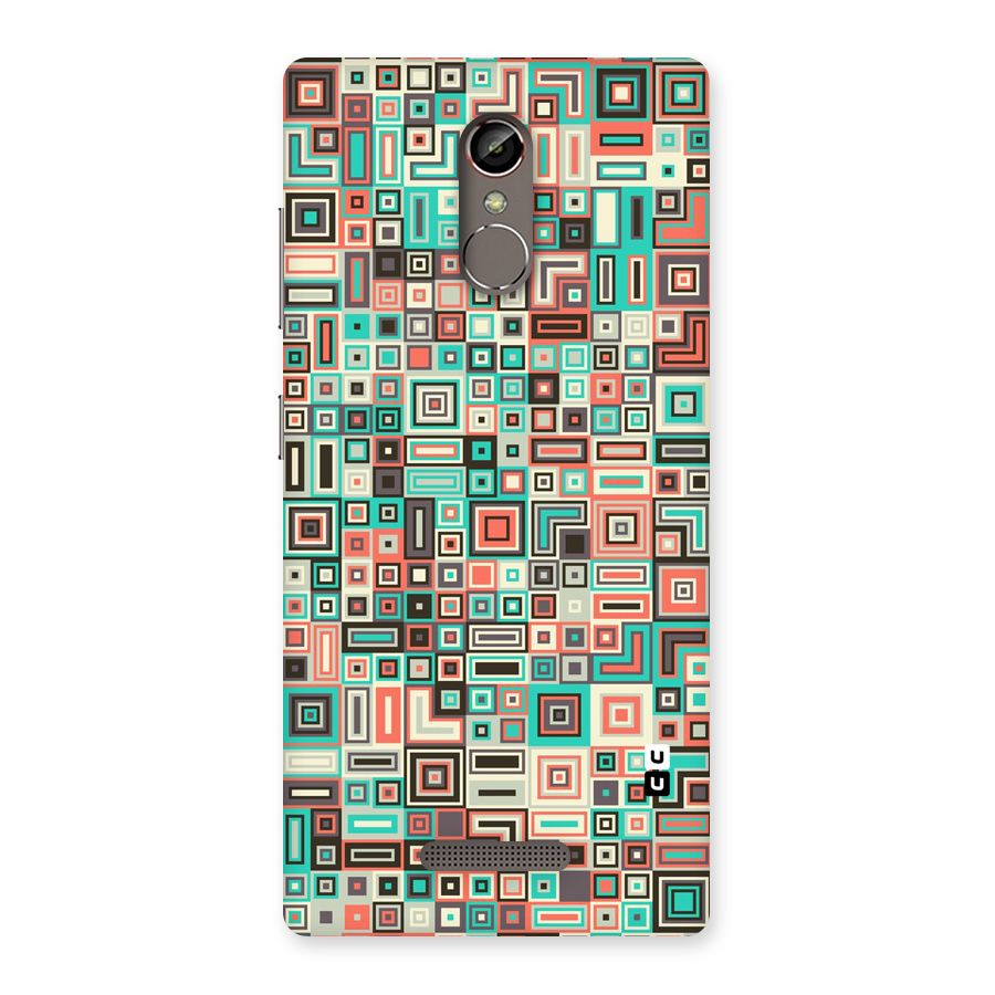 Pretty Boxes Design Back Case for Gionee S6s