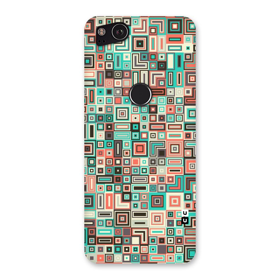 Pretty Boxes Design Back Case for Google Pixel 2
