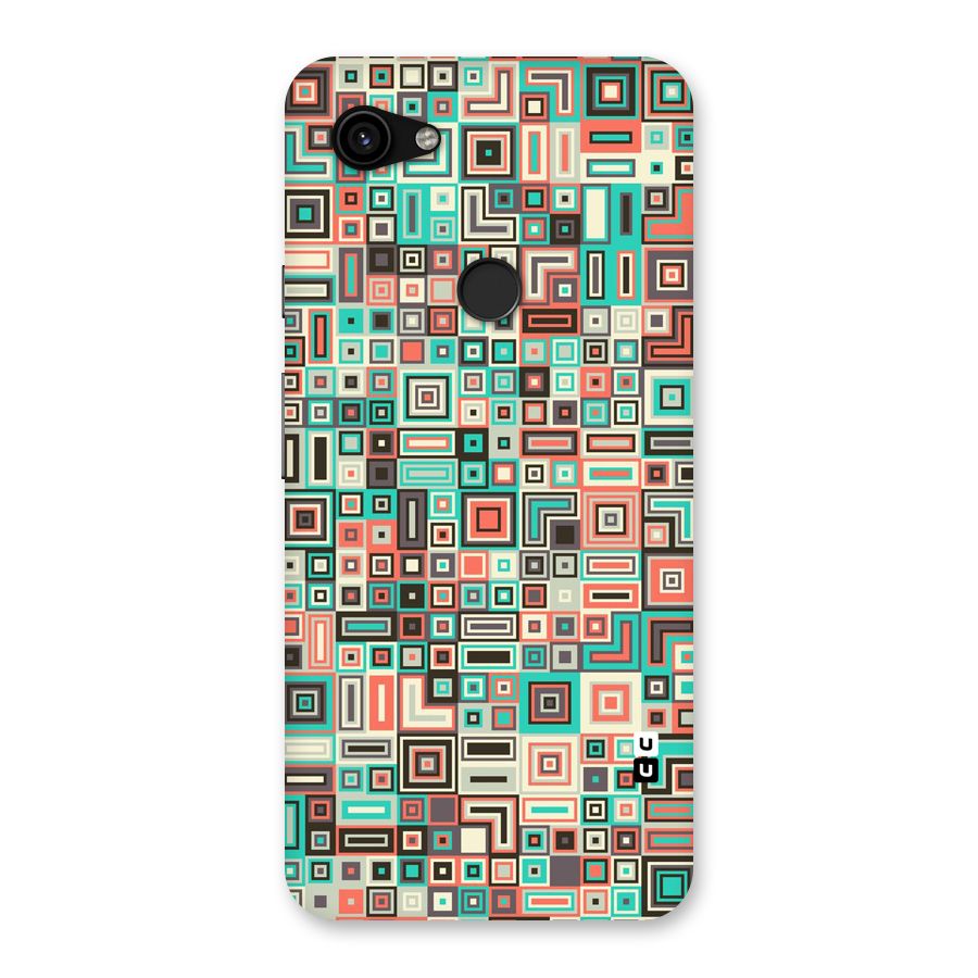 Pretty Boxes Design Back Case for Google Pixel 3a XL