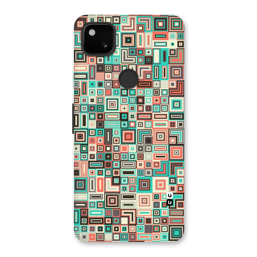 Pretty Boxes Design Back Case for Google Pixel 4a