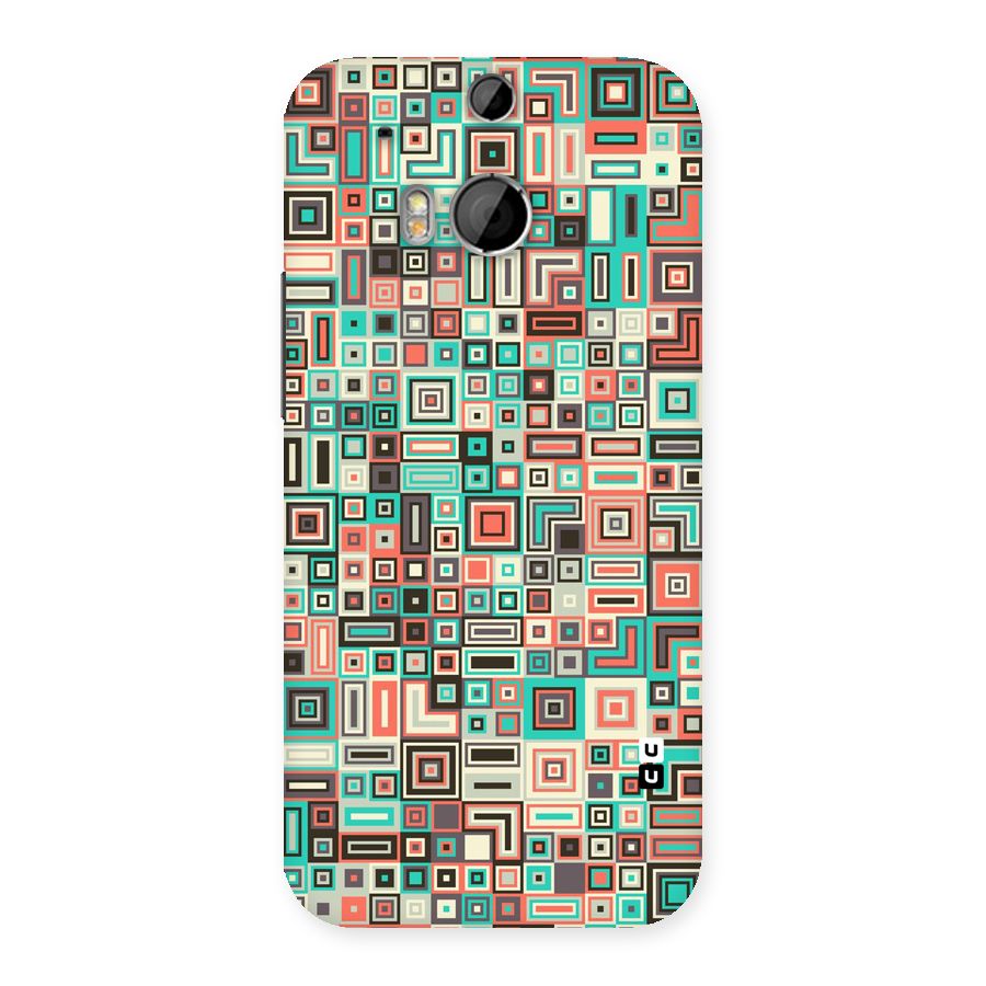Pretty Boxes Design Back Case for HTC One M8