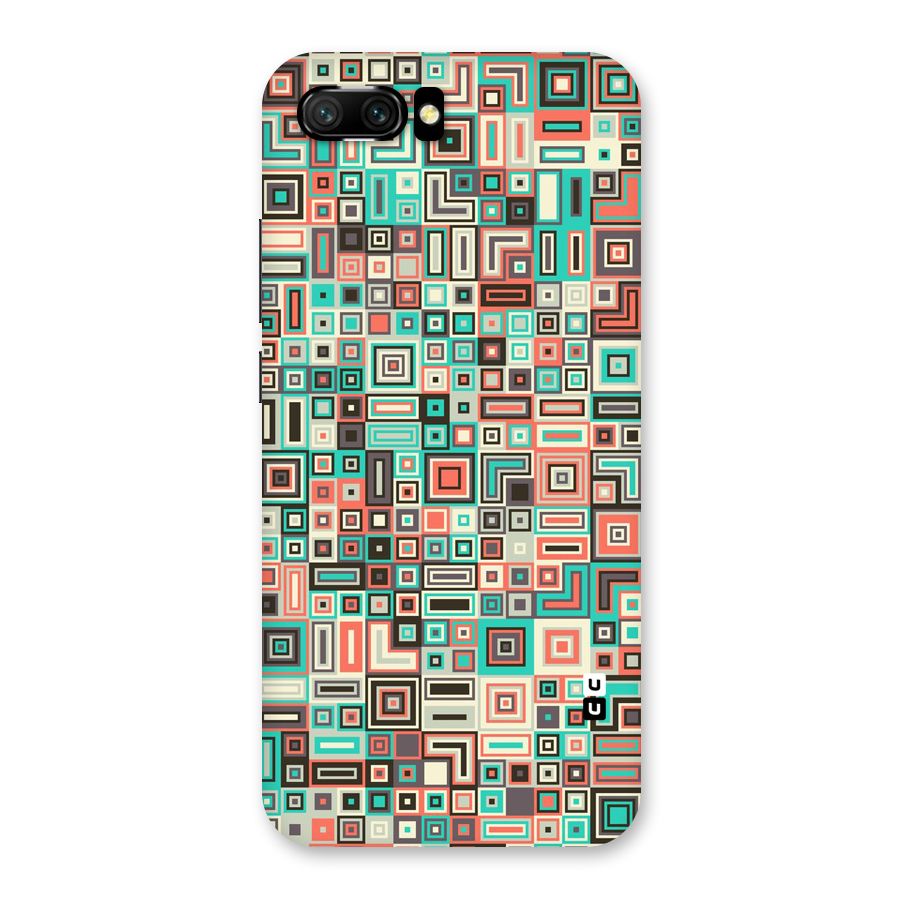 Pretty Boxes Design Back Case for Honor 10