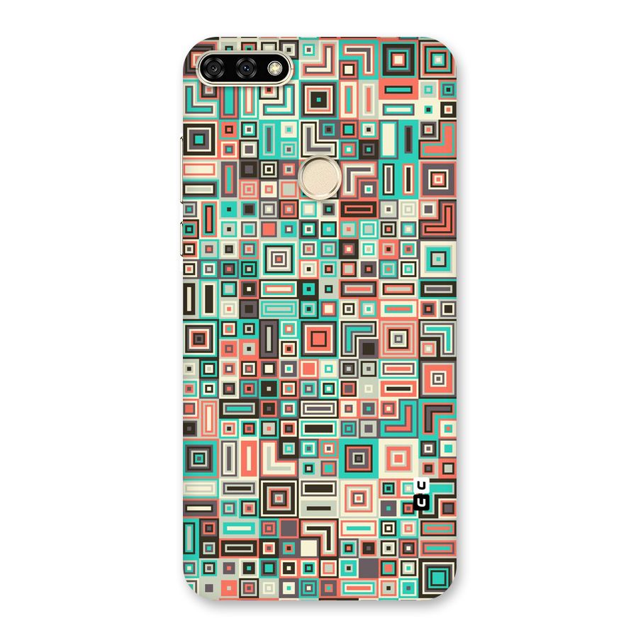 Pretty Boxes Design Back Case for Honor 7A