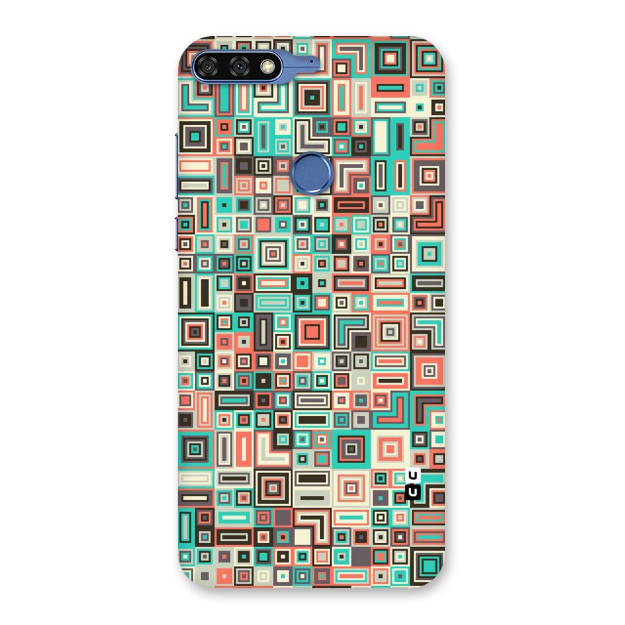 Pretty Boxes Design Back Case for Honor 7C