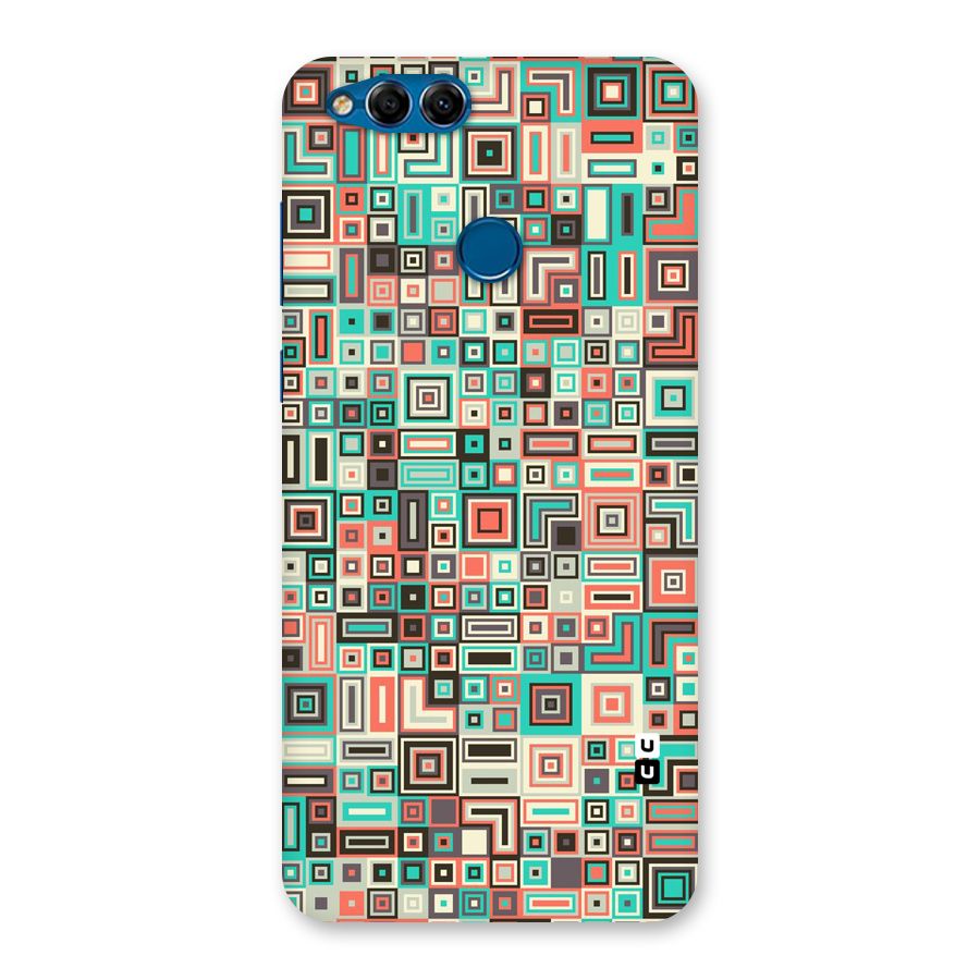Pretty Boxes Design Back Case for Honor 7X