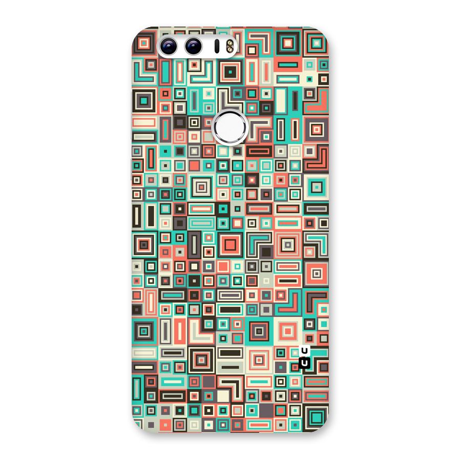Pretty Boxes Design Back Case for Honor 8
