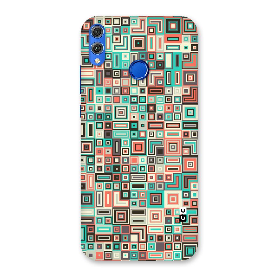 Pretty Boxes Design Back Case for Honor 8X