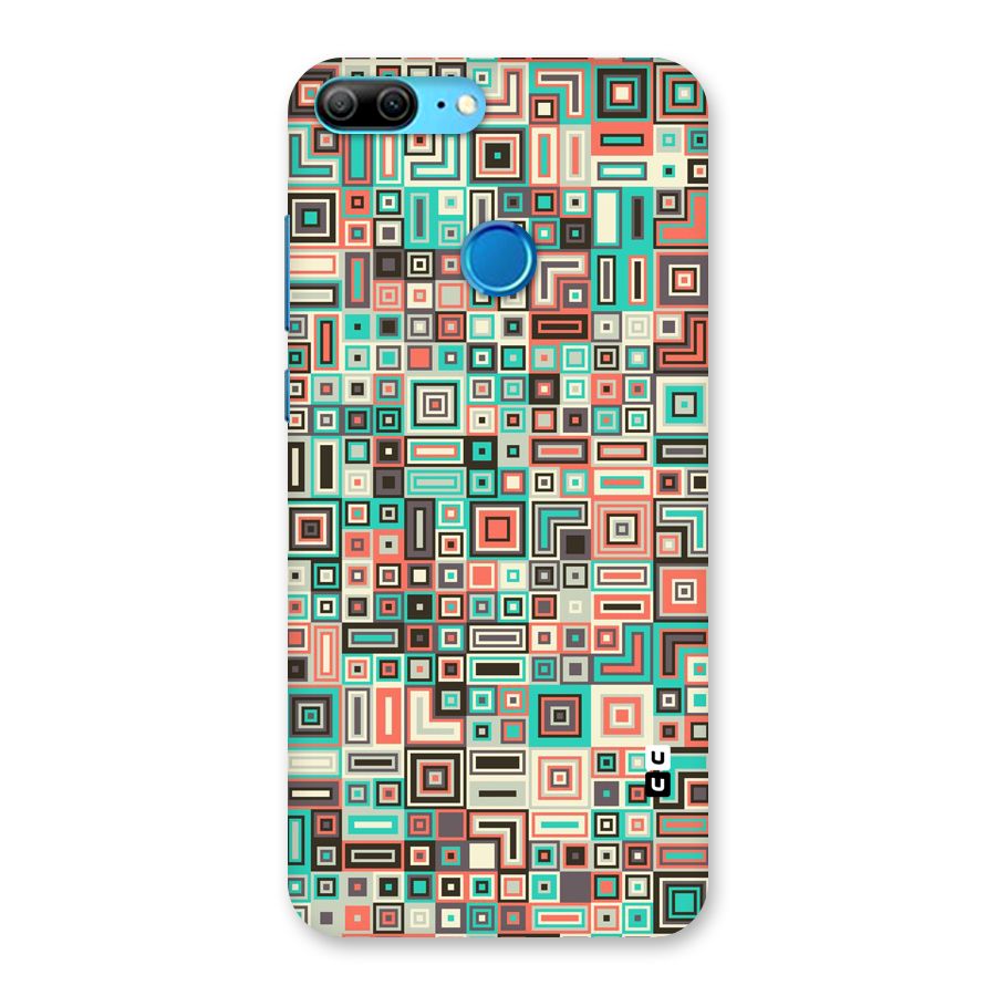 Pretty Boxes Design Back Case for Honor 9 Lite