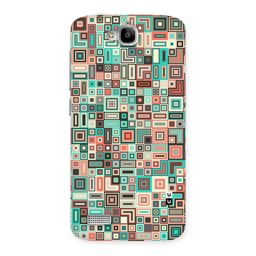Pretty Boxes Design Back Case for Honor Holly