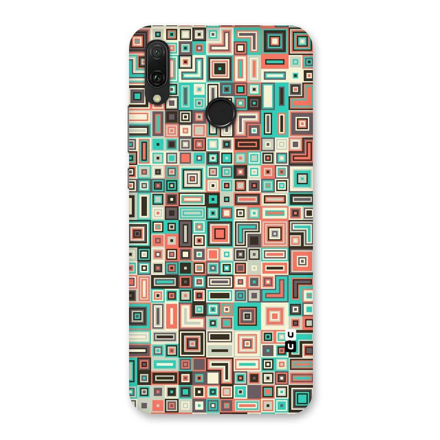 Pretty Boxes Design Back Case for Huawei Y9 (2019)