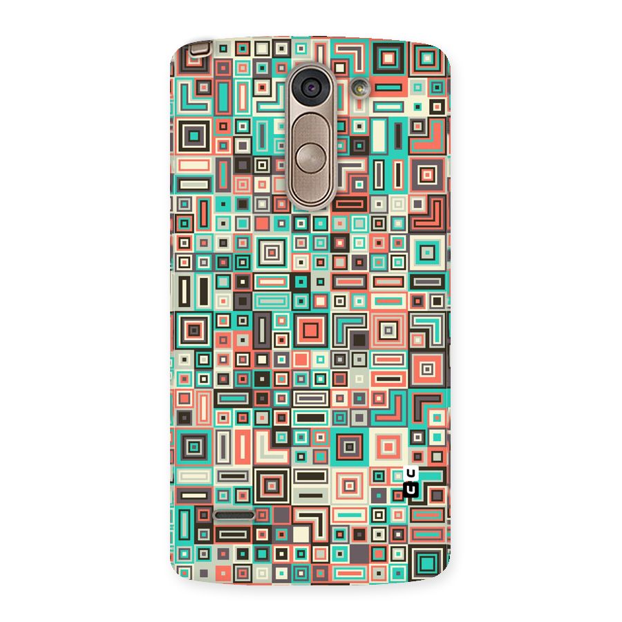 Pretty Boxes Design Back Case for LG G3 Stylus