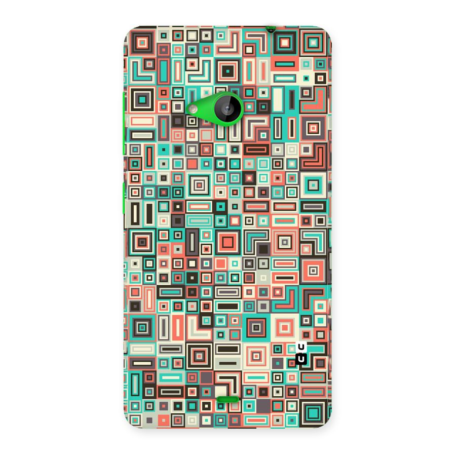 Pretty Boxes Design Back Case for Lumia 535