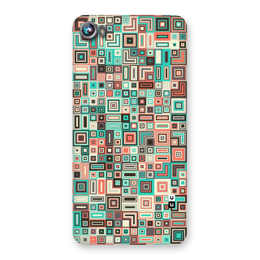 Pretty Boxes Design Back Case for Micromax Canvas Fire 4 A107