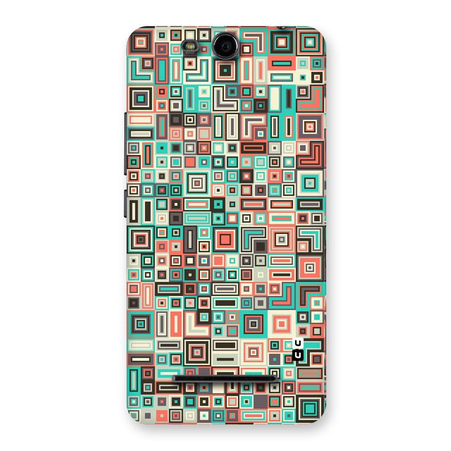 Pretty Boxes Design Back Case for Micromax Canvas Juice 3 Q392