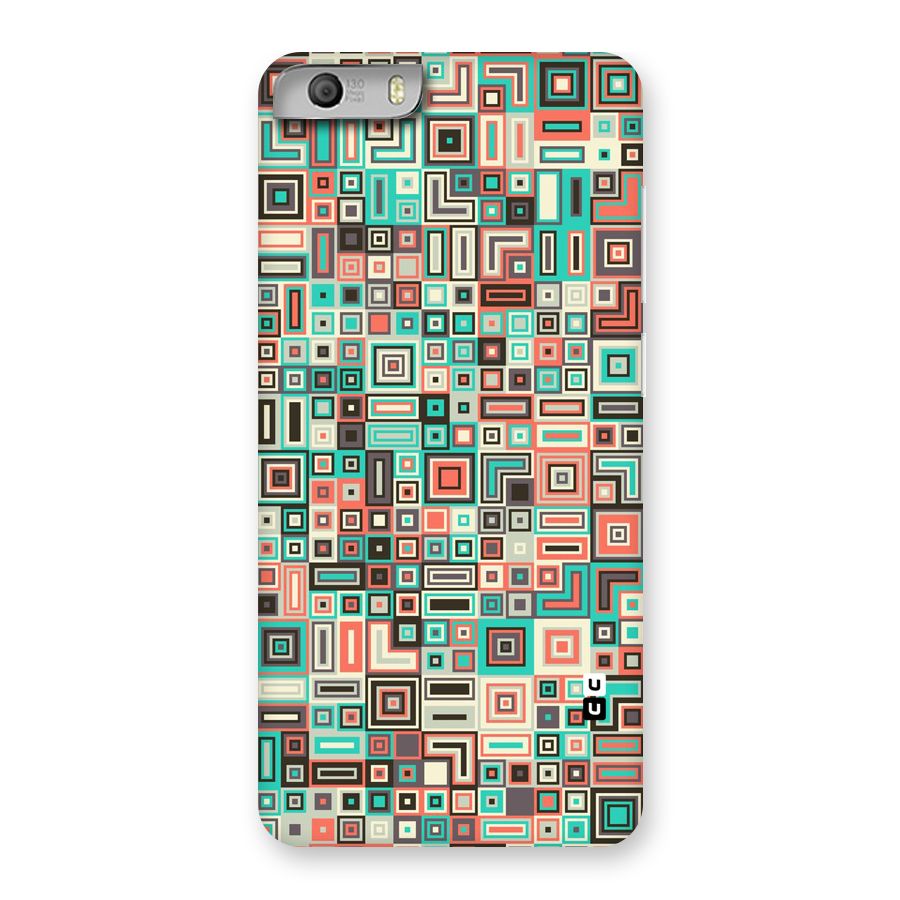 Pretty Boxes Design Back Case for Micromax Canvas Knight 2