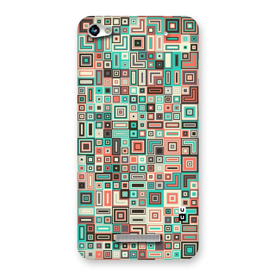 Pretty Boxes Design Back Case for Micromax Hue 2