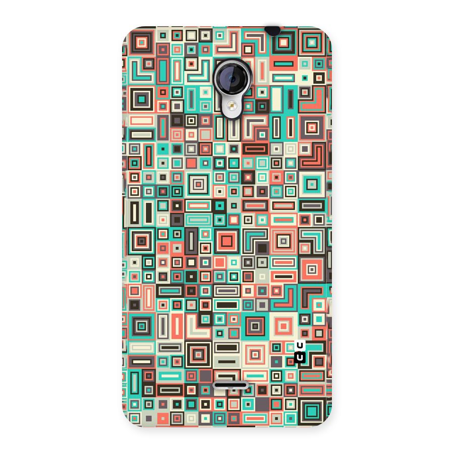 Pretty Boxes Design Back Case for Micromax Unite 2 A106