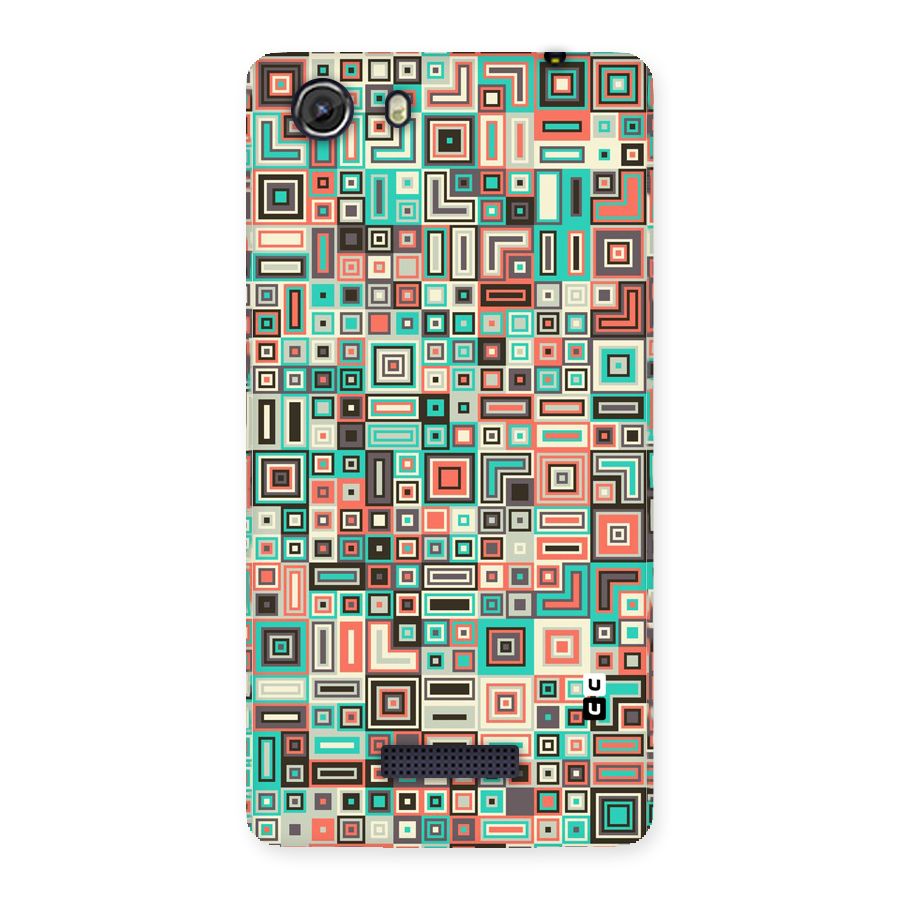 Pretty Boxes Design Back Case for Micromax Unite 3