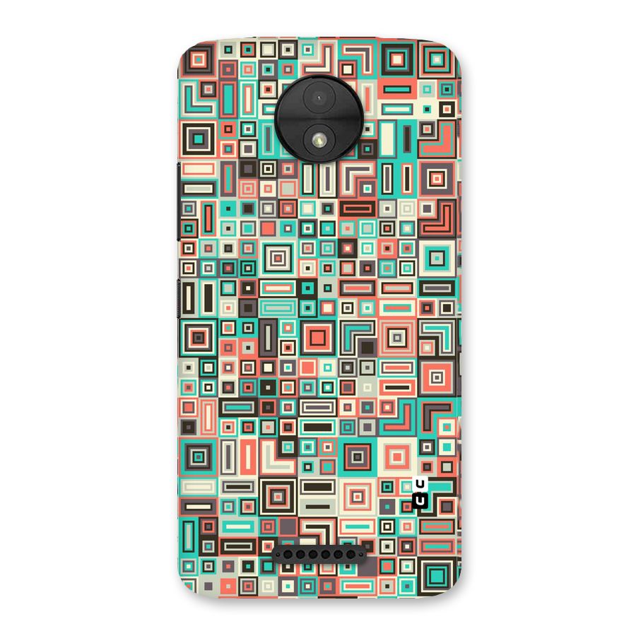 Pretty Boxes Design Back Case for Moto C