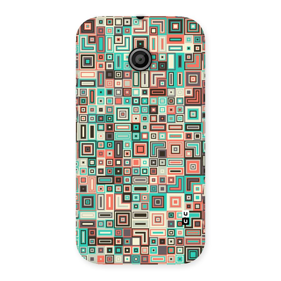 Pretty Boxes Design Back Case for Moto E