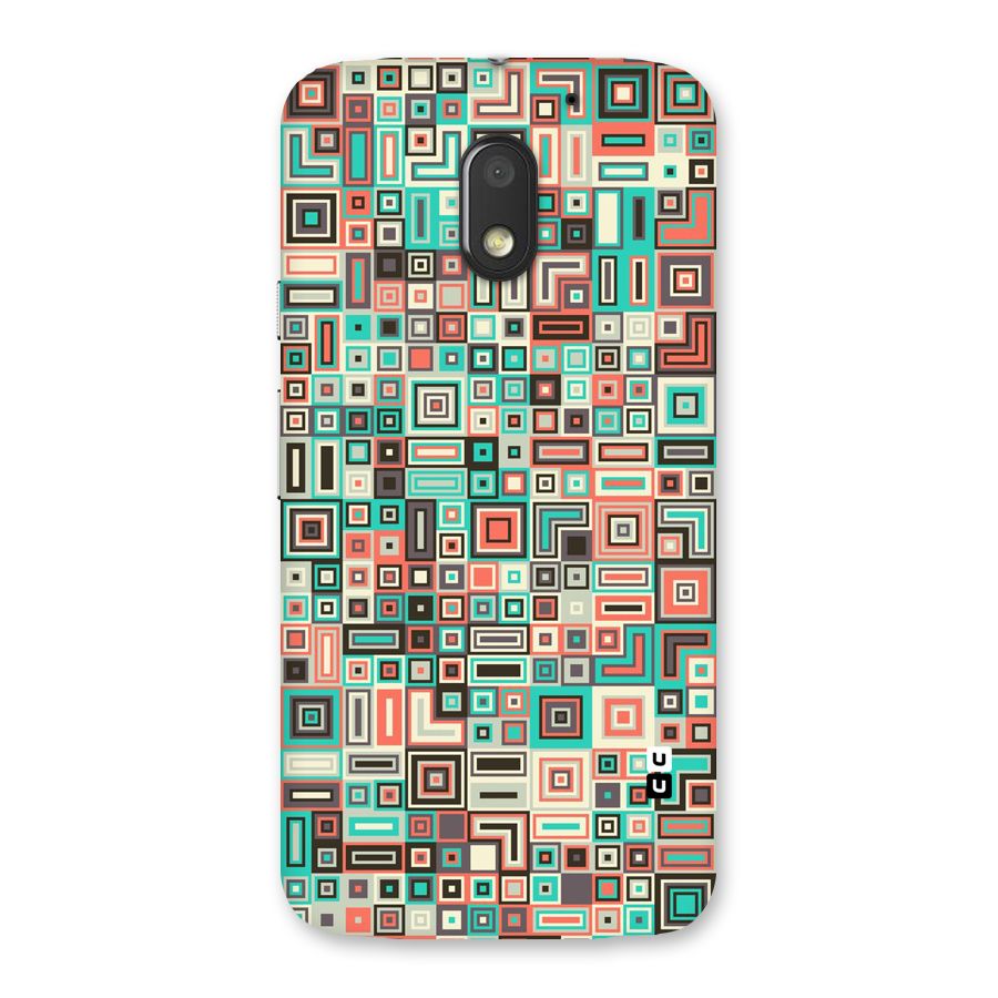 Pretty Boxes Design Back Case for Moto E3 Power