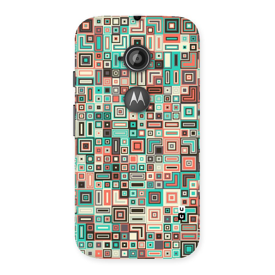 Pretty Boxes Design Back Case for Moto E 2nd Gen