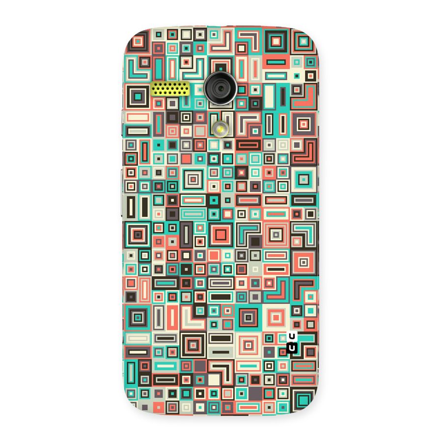 Pretty Boxes Design Back Case for Moto G