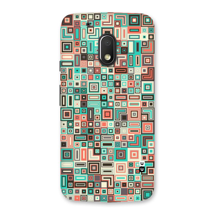 Pretty Boxes Design Back Case for Moto G4 Play