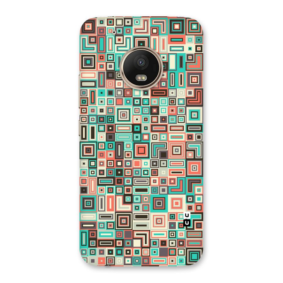 Pretty Boxes Design Back Case for Moto G5 Plus