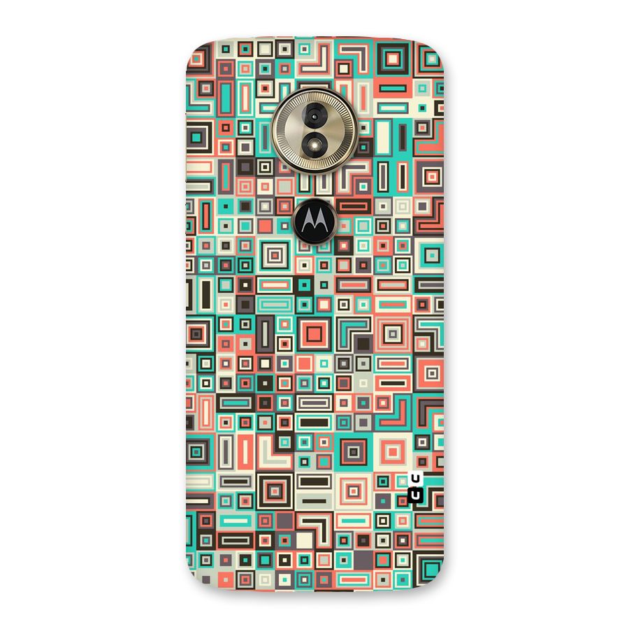 Pretty Boxes Design Back Case for Moto G6 Play