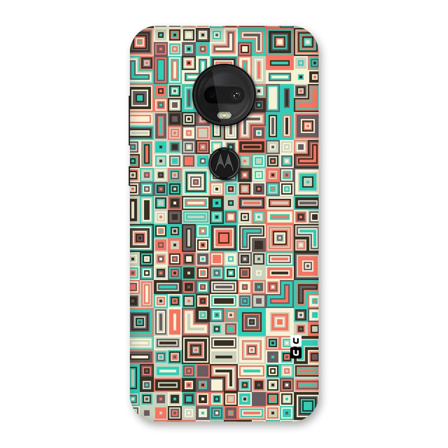 Pretty Boxes Design Back Case for Moto G7