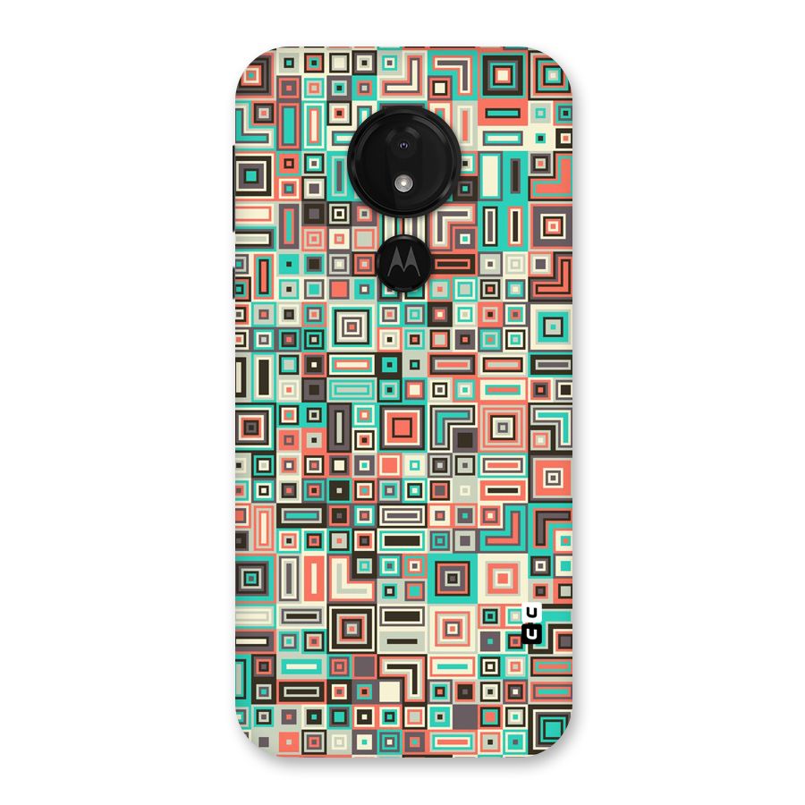 Pretty Boxes Design Back Case for Moto G7 Power