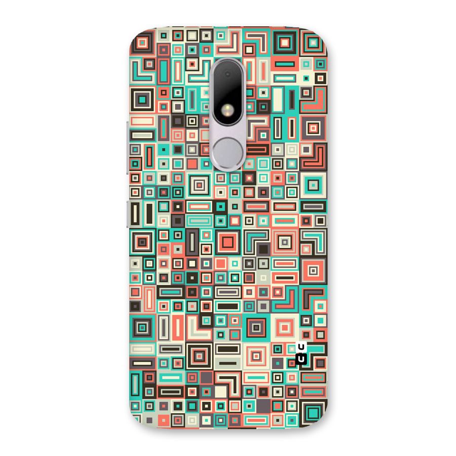 Pretty Boxes Design Back Case for Moto M