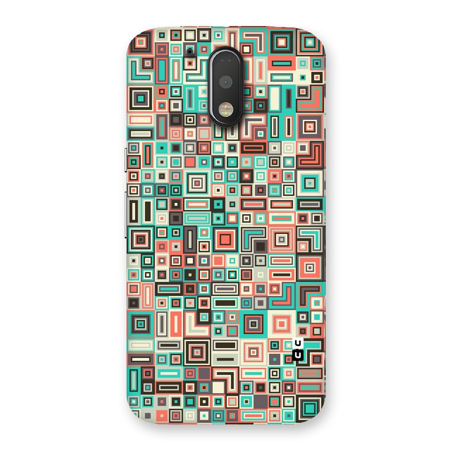 Pretty Boxes Design Back Case for Motorola Moto G4 Plus