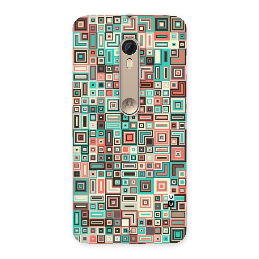 Pretty Boxes Design Back Case for Motorola Moto X Style