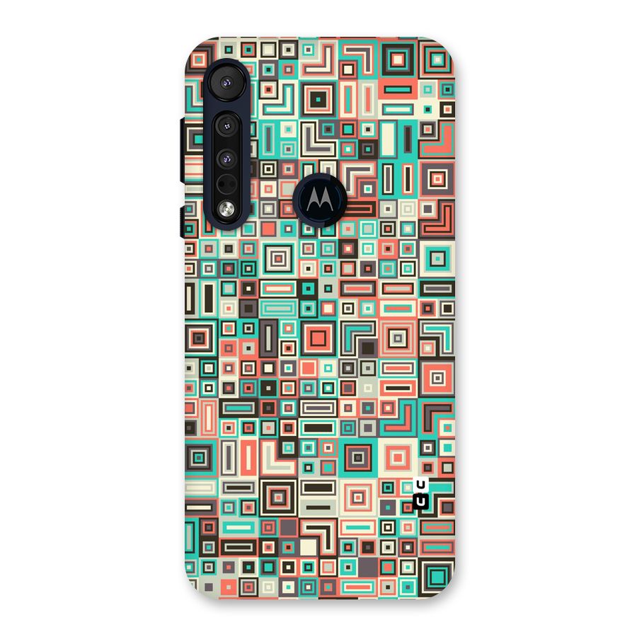 Pretty Boxes Design Back Case for Motorola One Macro