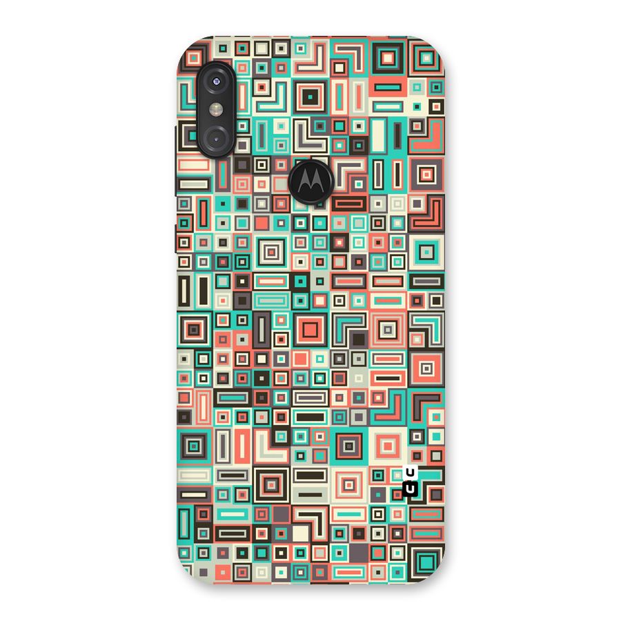 Pretty Boxes Design Back Case for Motorola One Power