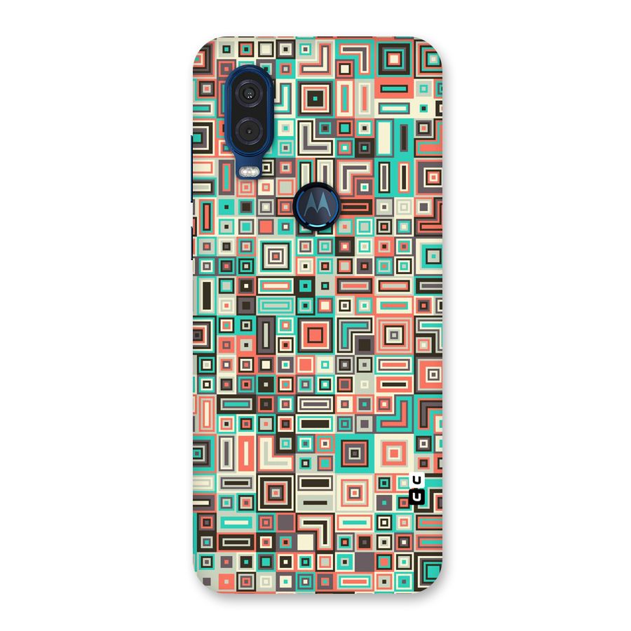 Pretty Boxes Design Back Case for Motorola One Vision