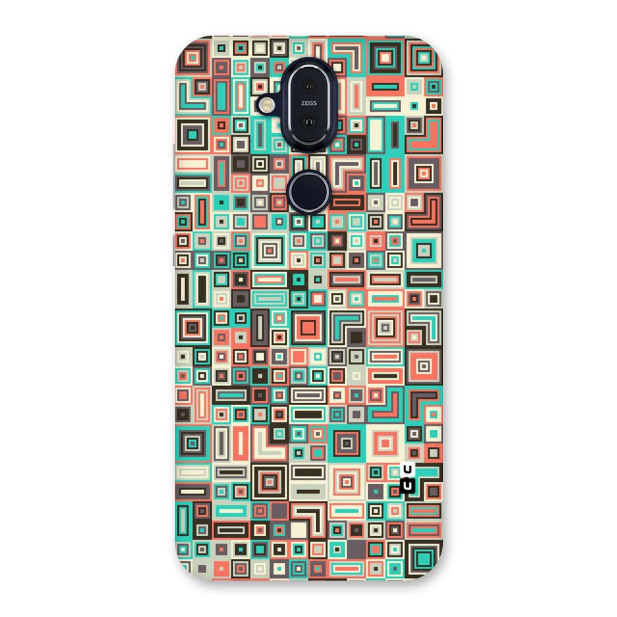 Pretty Boxes Design Back Case for Nokia 8.1