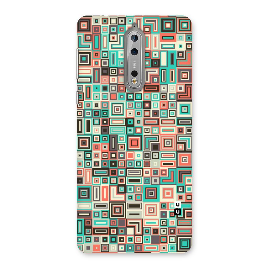 Pretty Boxes Design Back Case for Nokia 8