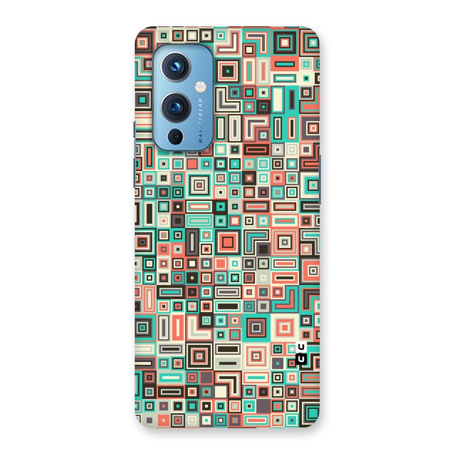 Pretty Boxes Design Back Case for OnePlus 9
