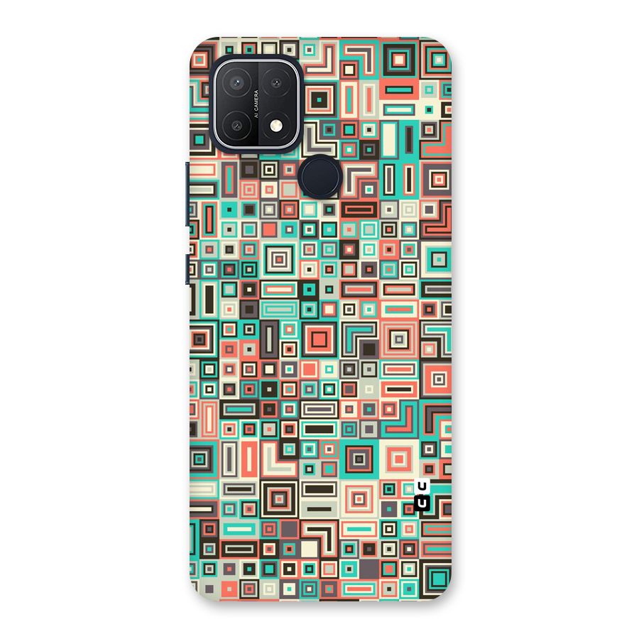 Pretty Boxes Design Back Case for Oppo A15