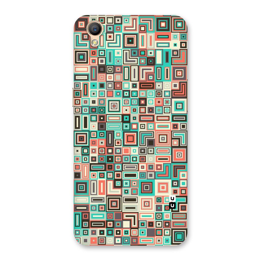 Pretty Boxes Design Back Case for Oppo A37