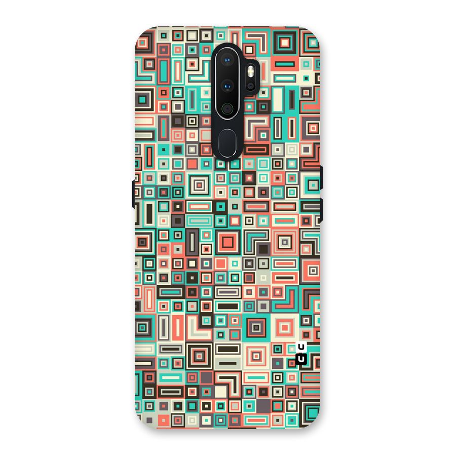 Pretty Boxes Design Back Case for Oppo A5 (2020)